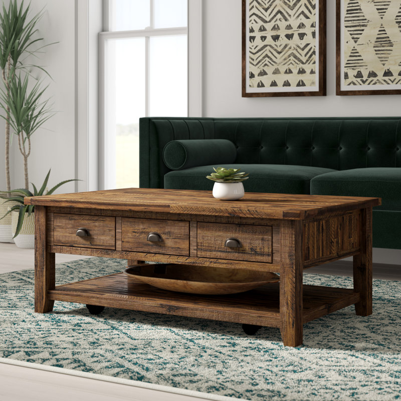 Mistana™ Jalynn Solid Wood Coffee Table with Storage & Reviews Wayfair